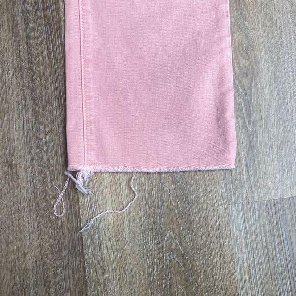 MOTHER The Rascal Ankle Snipper Pink Jeans Sz 26 - Picture 3 of 16